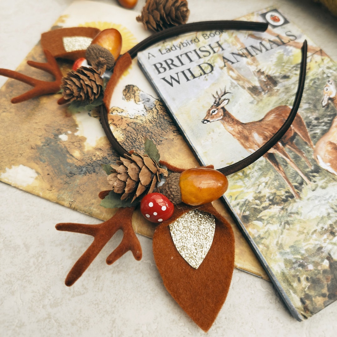 Serre-tête En Bois De Cerf 4 Pièces : Accessoires Pour Cheveux Sur Le