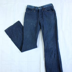 Vintage Wrangler hoge taille mom jeans medium wassing rechte pijpen damesjeans 6 jaren 1970