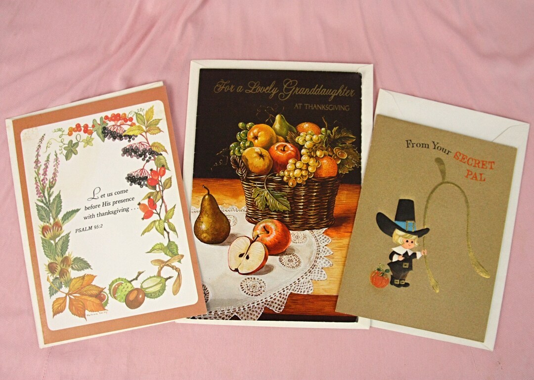 ヴィンテージ ホールマーク アメリカングリーティング サンクス