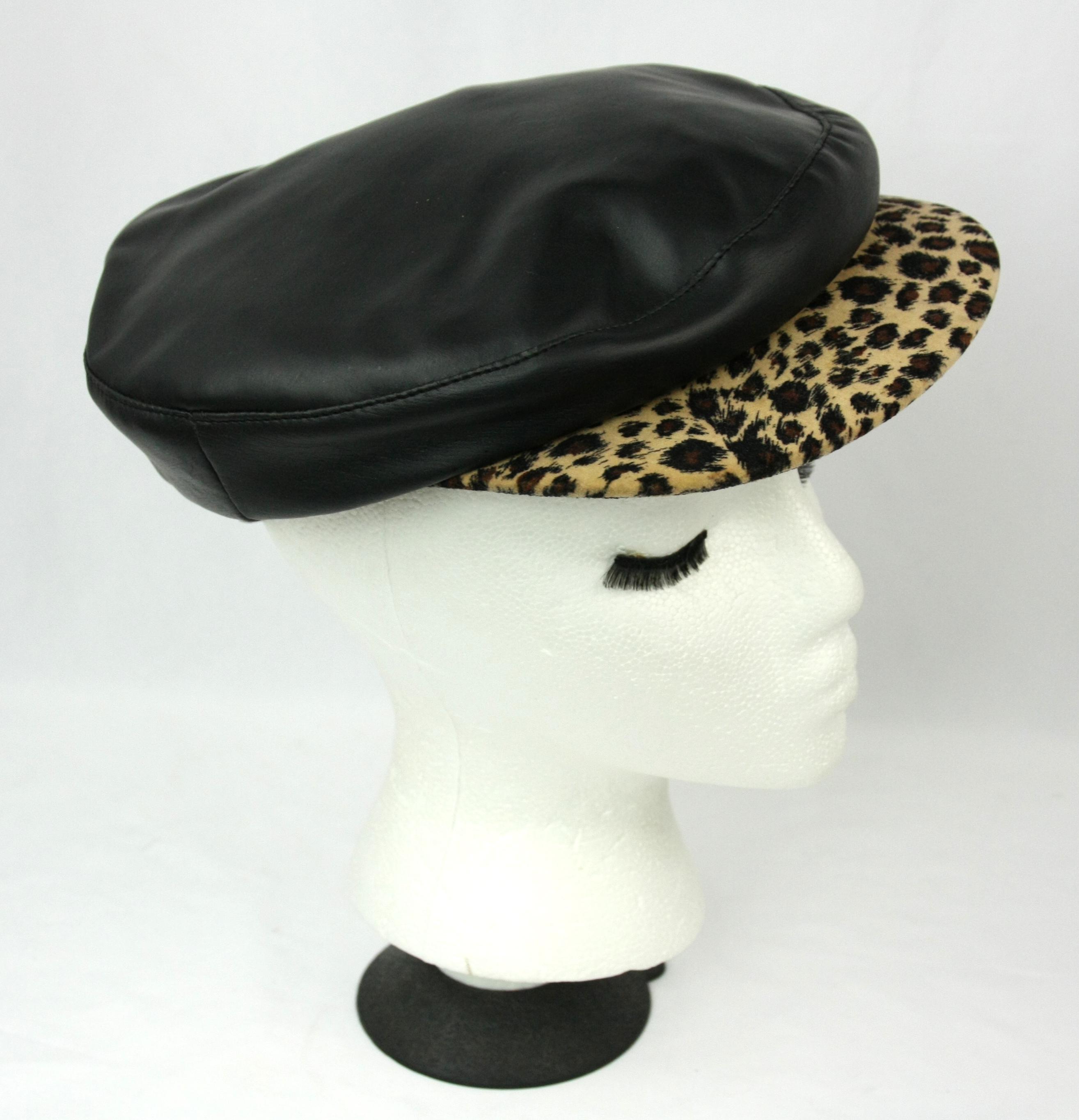 Leopard Newsboy Cap - Etsy display picture 1