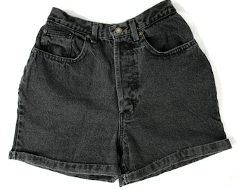 Vintage Express EXP High Rise Button Fly Black Wash Denim Jean