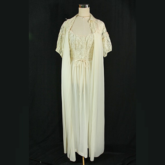 Nylon gown and robe sets sale