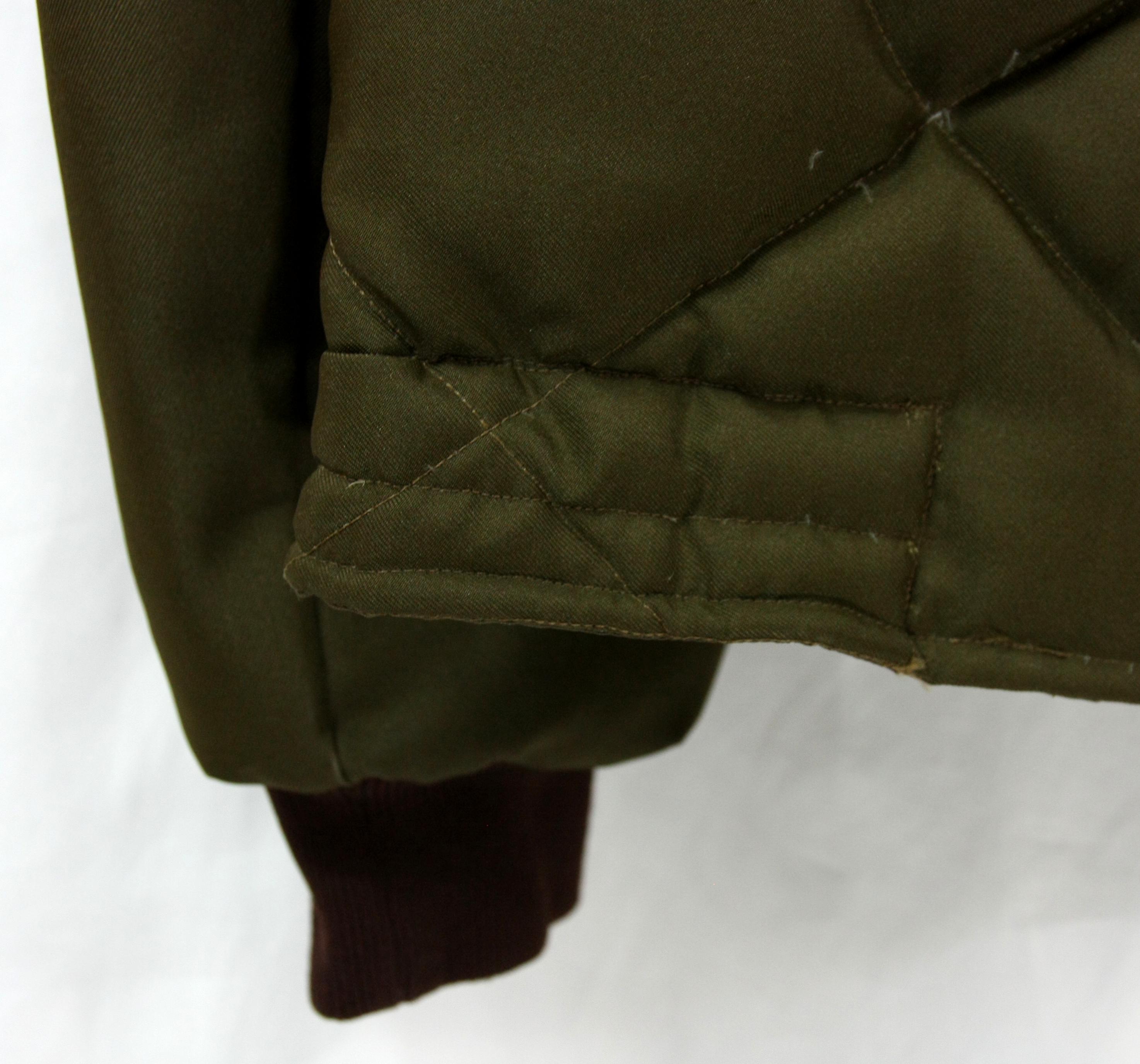 Vintage Herters Quilted Goose Down Insulated Mens Hunting Coat