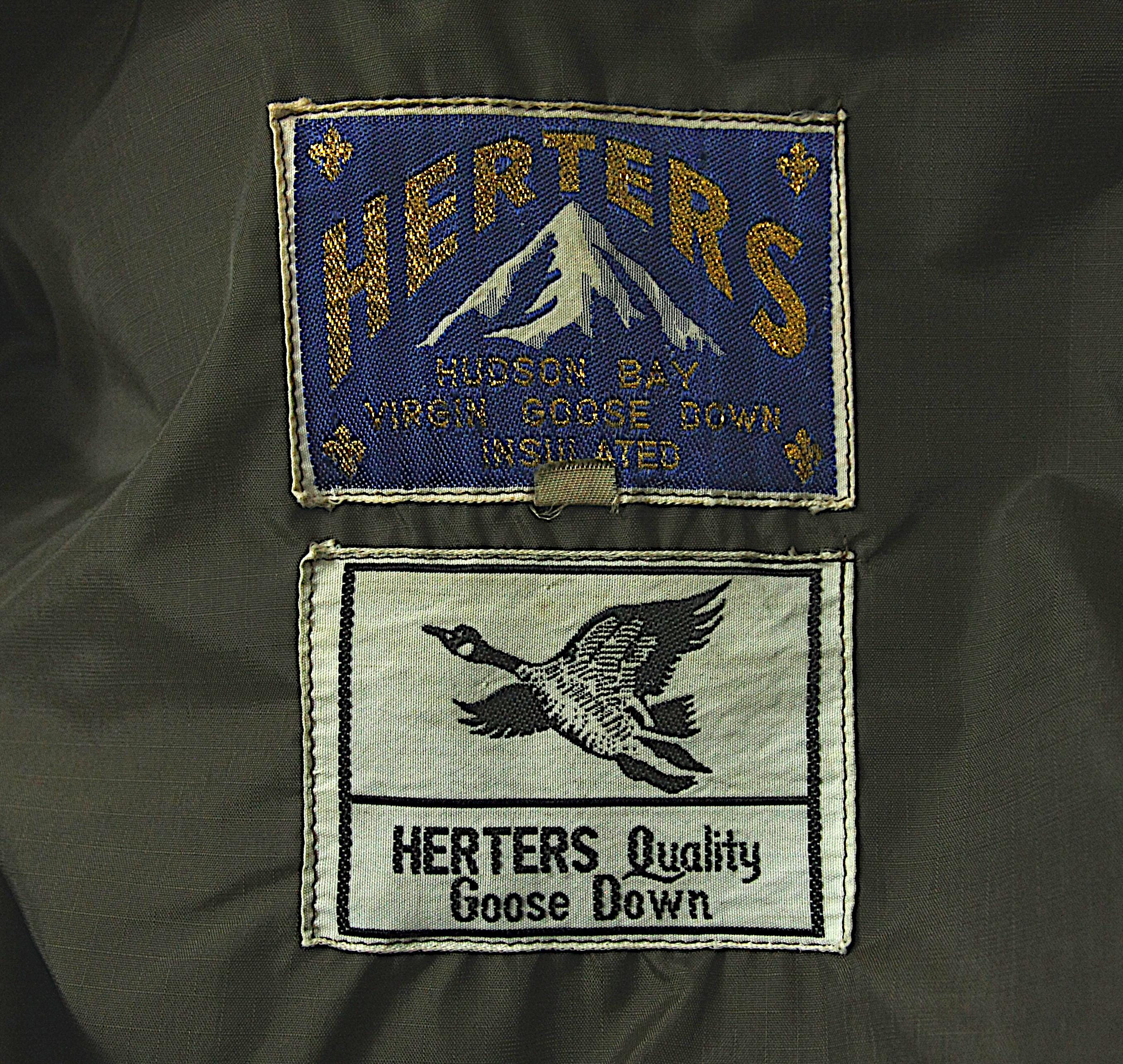 ❤️美品❤️USA製❤️60s herter's ウールハンティングジャケット Vintage Herters Quilted Goose Down Insulated Mens Hunting Coat