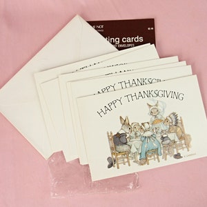 Vintage 1970's American Greetings Thank You Cards Holly Hobbie & Cat SEALED NEW Set of 10 Country Little Girl