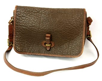 Vintage Dooney & Bourke All Weather Leather Brown Crossbody