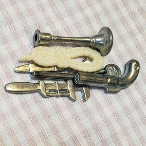 6 Clue Game Weapons - Clue Weapons Clue Game Full Set - Clue Playing Pieces - Metal Game Tokens - Game Pieces Crafts - Replacement Game