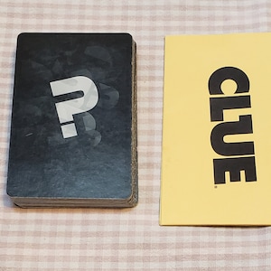 Juego completo de cartas de Clue - Cartas de armas de la sala de sospechosos más cartas de bonificación - Piezas del juego de mesa Clue - Cartas de Clue - Juego de reemplazo