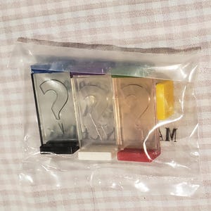 Clue Suspect Tokens Full Set Still Sealed - Clue Game Pieces - Question Mark Tokens - Clue Board Game Pieces