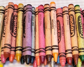 Red Crayola Crayons - 10 Pack - Etsy