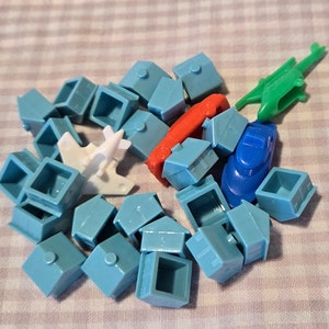 Monopoly Ultimate Banking Game Tokens - Monopoly Houses - Monopoly Playing Pieces - Monopoly Tokens - Board Game Crafts - Replacement Game