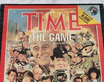 Time the Game Vintage Board Game - Time Magazine Game - History Trivia Game Complete - Time Life - 1980s