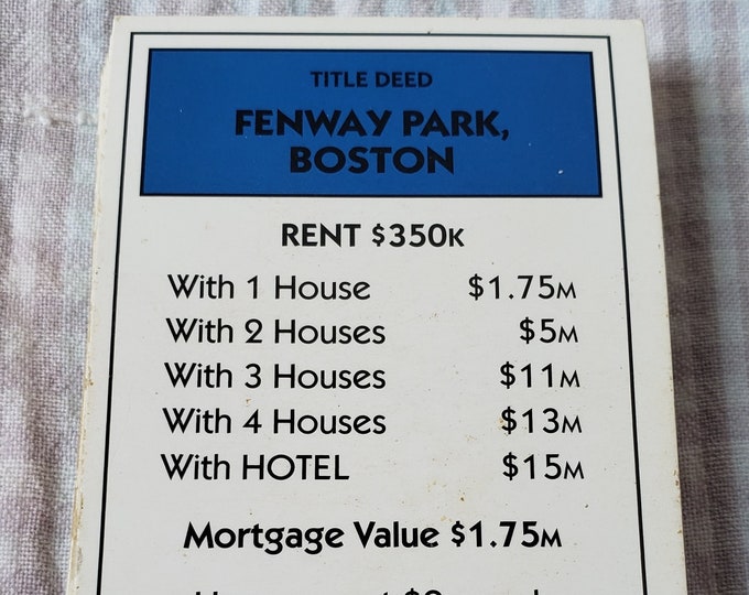 Monopoly Electronic Banking Property Cards Title Deed Cards Monopoly