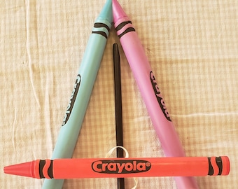 Vintage Crayola Easel - Crayola Crayon Picture Display - Tripod Easel Crayola - Binney and Smith Crayola Memorabilia