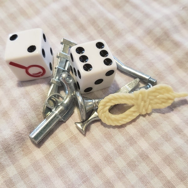 Clue Game Pieces Etsy