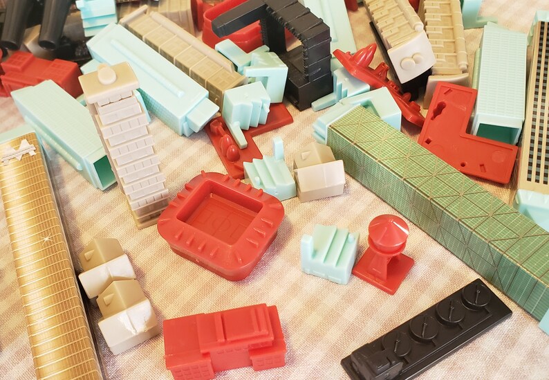 Monopoly City Game Pieces Monopoly Pieces Monopoly City Buildings