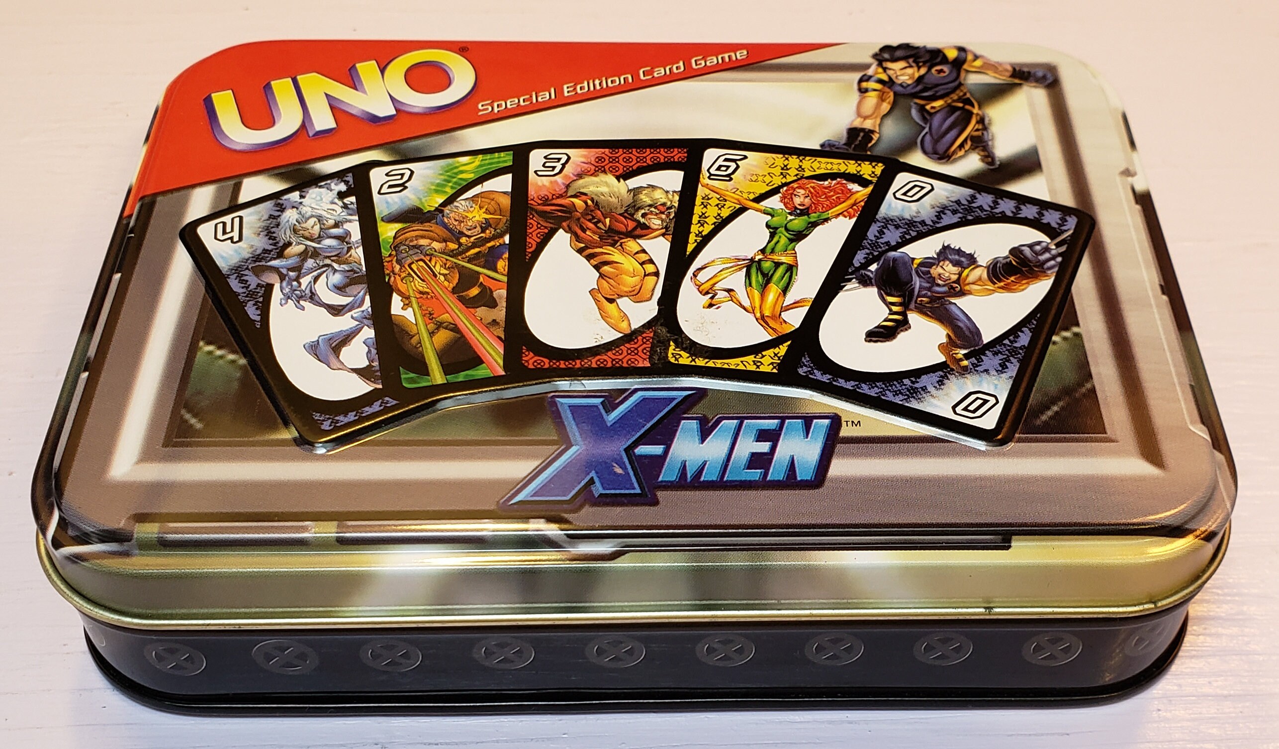 Xmen Uno Cards and Tin Vintage Xmen Playing Cards Etsy