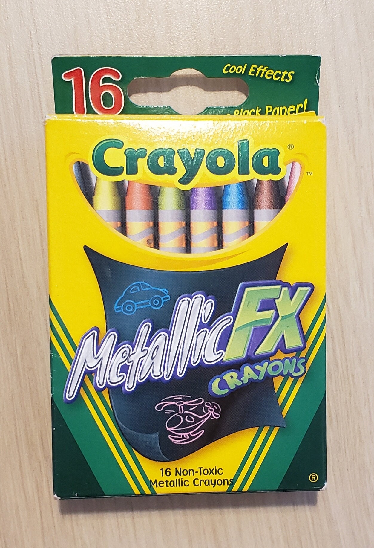 REVIEW] Crayola Metallic FX crayons 
