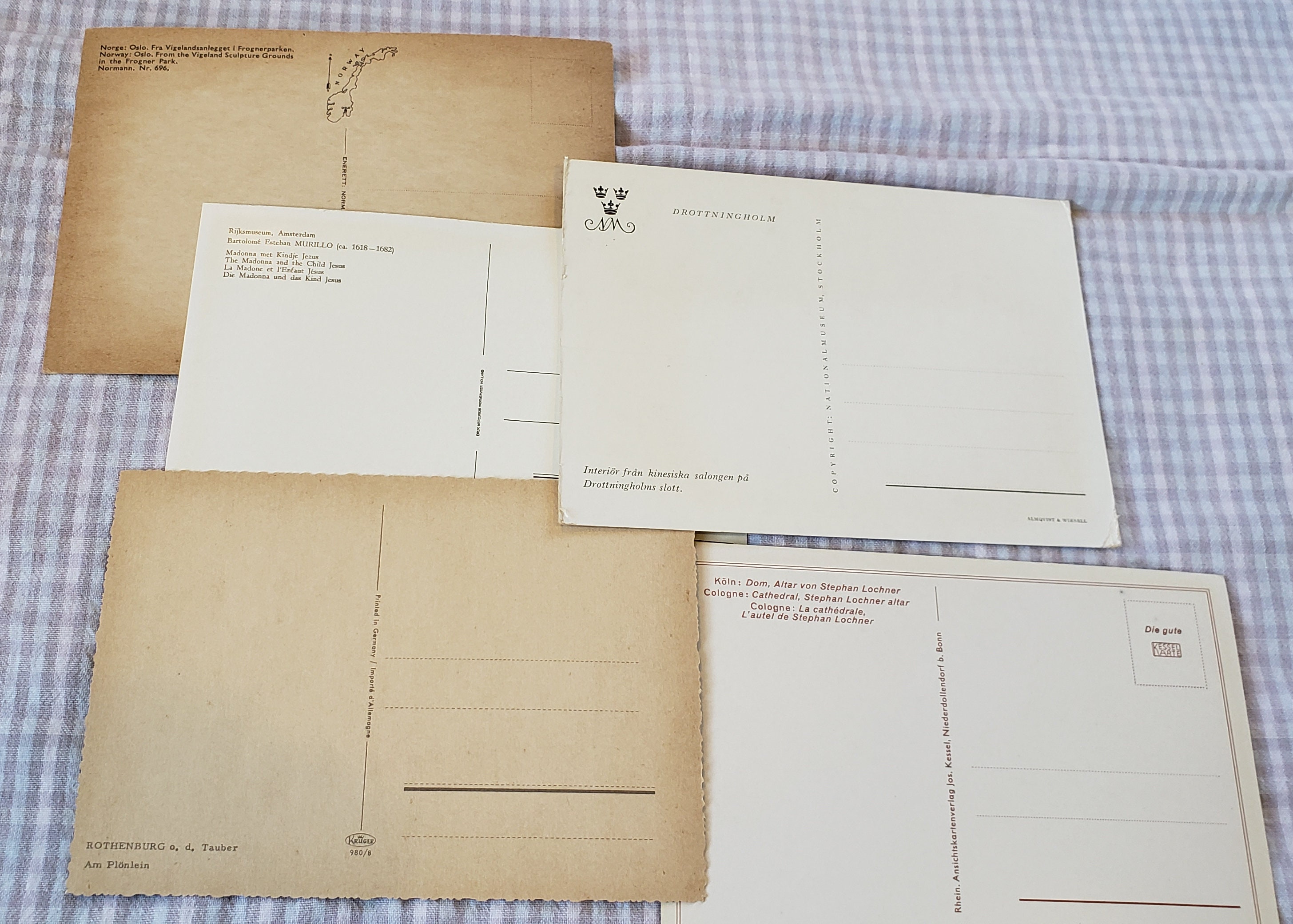 25 Vintage Postcards Lot of Color Photo Postcards Europe Scandinavia ...