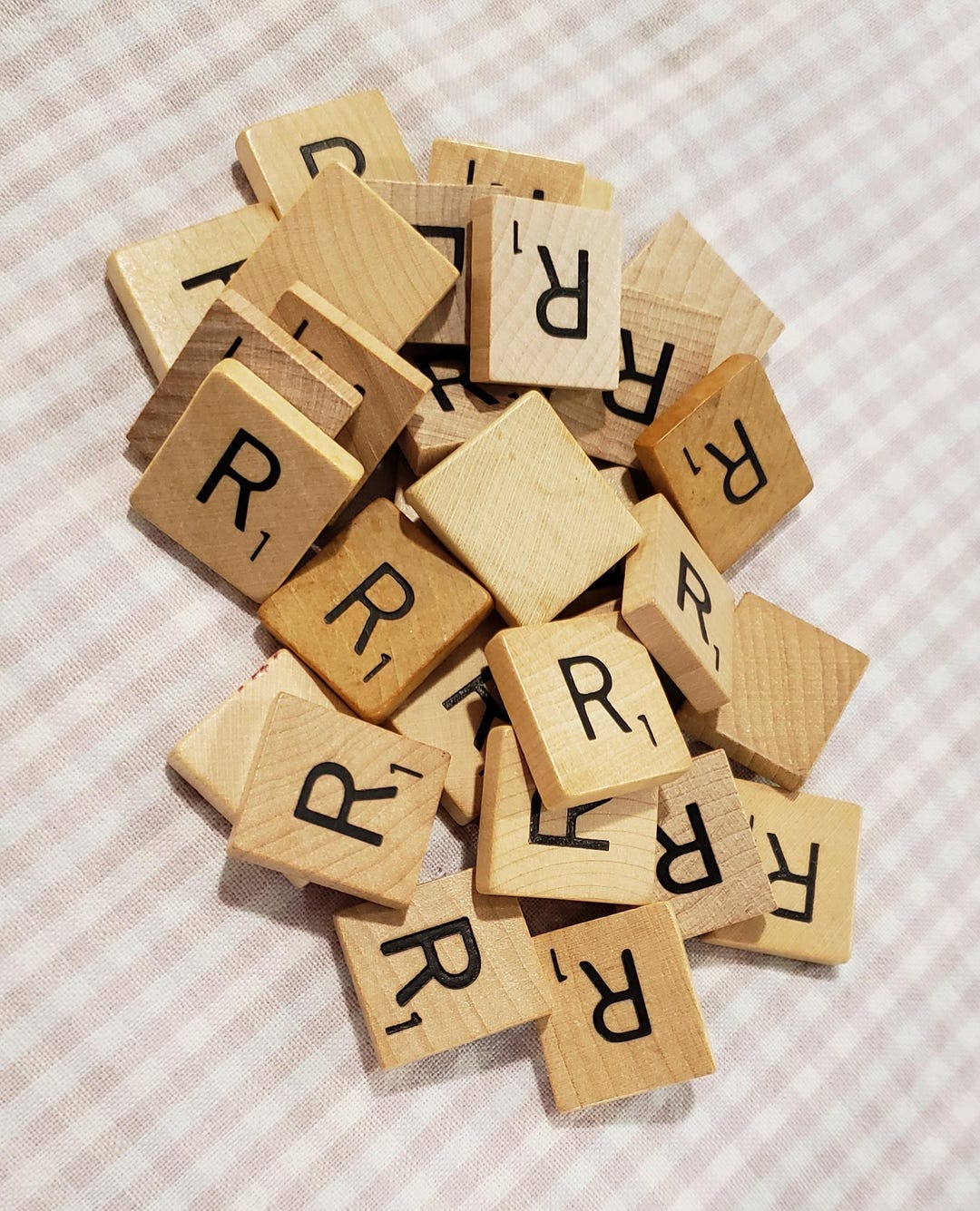 30 Letter R Scrabble Tiles - Wooden Letter Tiles, Game Pieces Craft ...