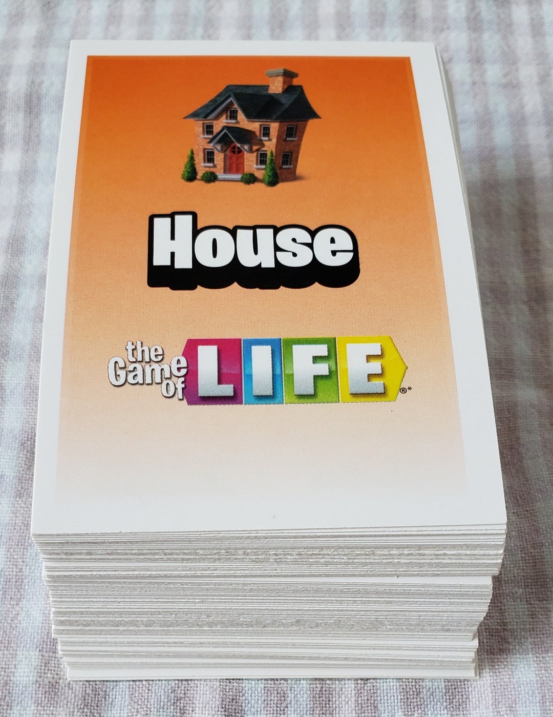 Game of Life Cards Life Game Cards Life Game House Career Etsy