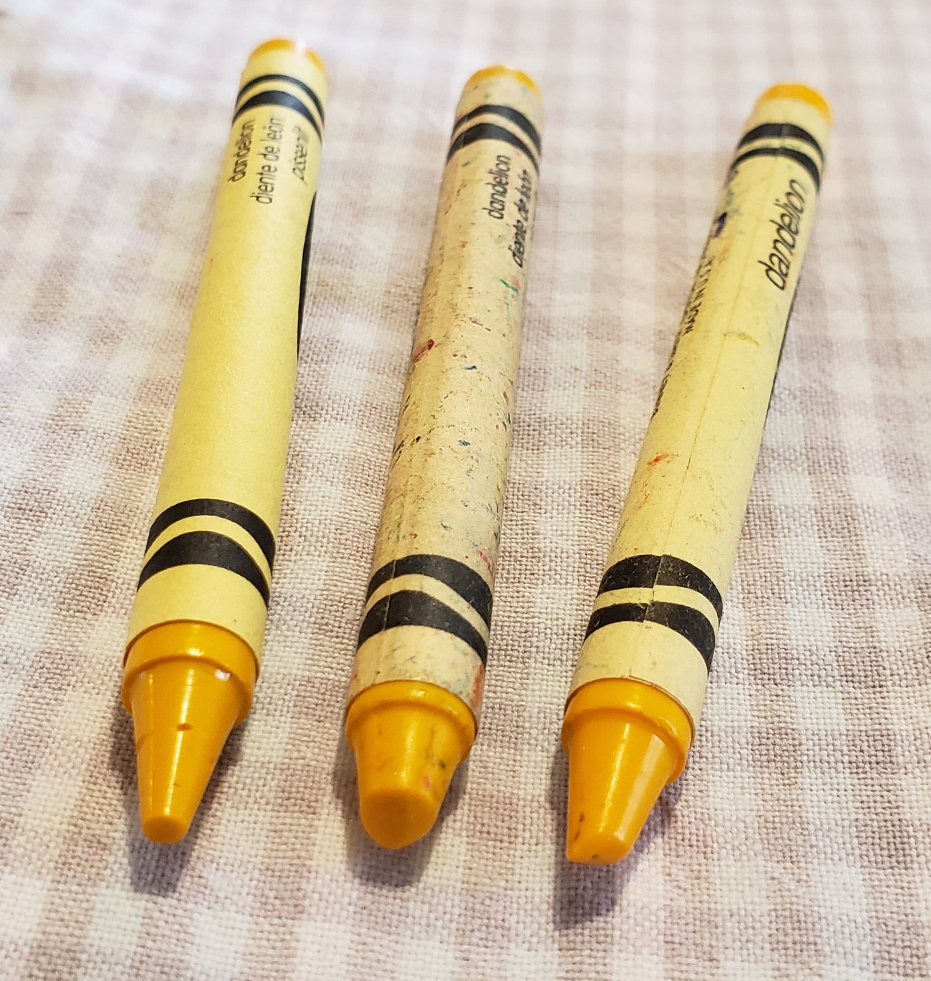 Yellow crayon 2024