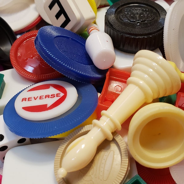 Plastic Game Pieces Etsy