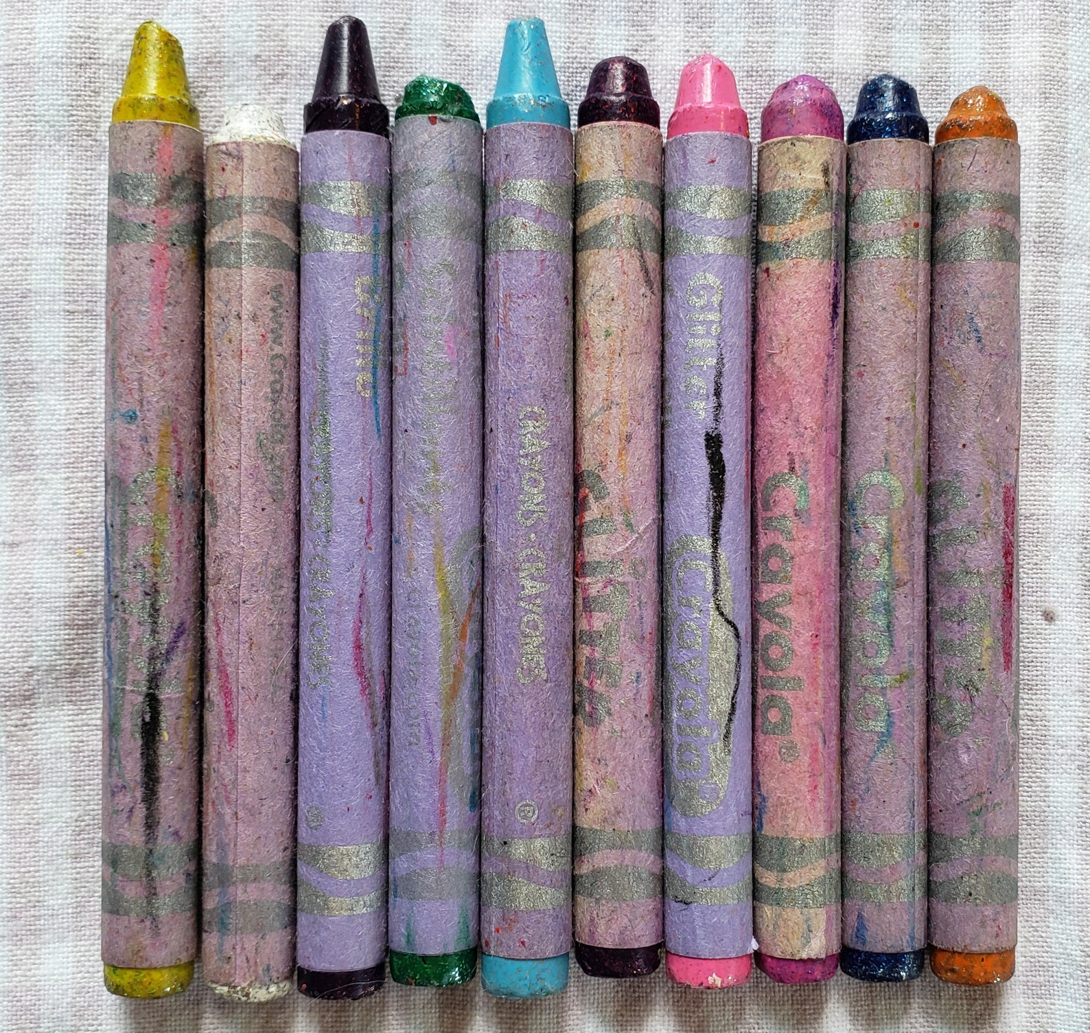 30 Glitter and Metallic Crayons Crayola Metallics Crayola Glitter Bulk