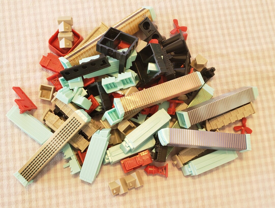 Monopoly City Game Pieces Monopoly Pieces Monopoly City Buildings