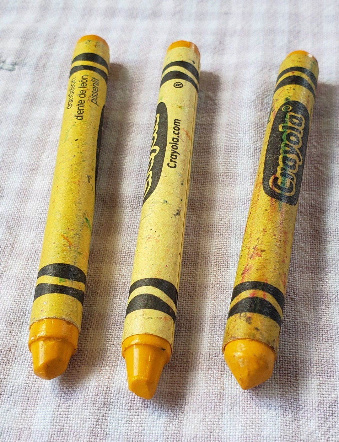 3 Dandelion Crayola Crayons Retired Crayola Crayon Color Etsy