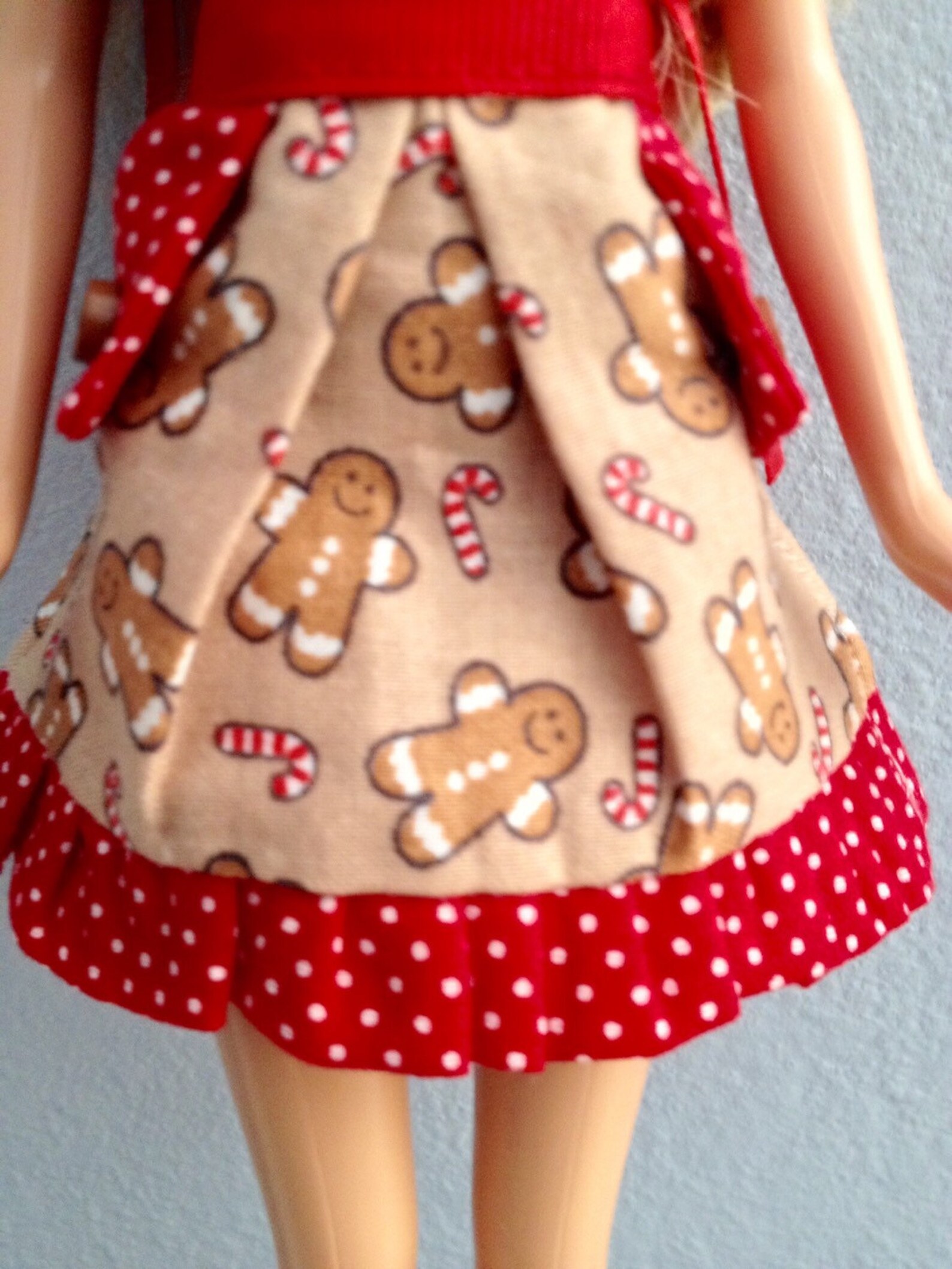 Gingerbread barbie apron check out the other matching apron a | Etsy