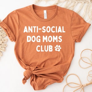 Anti Social Dog Moms Club SVG, Cute Dog Svg, Dog Mom PNG, Dog Lover Svg, Svg Files For Cricut, Gift for Dog Lover