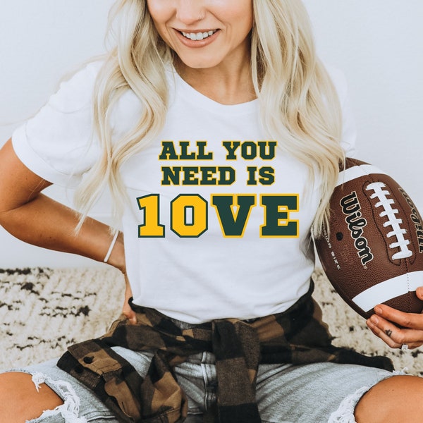 All You Need is Love Football SVG, Packers Svg, Football PNG, Go Pack Go Svg, Cute Football Shirt, Football Lover Shirt