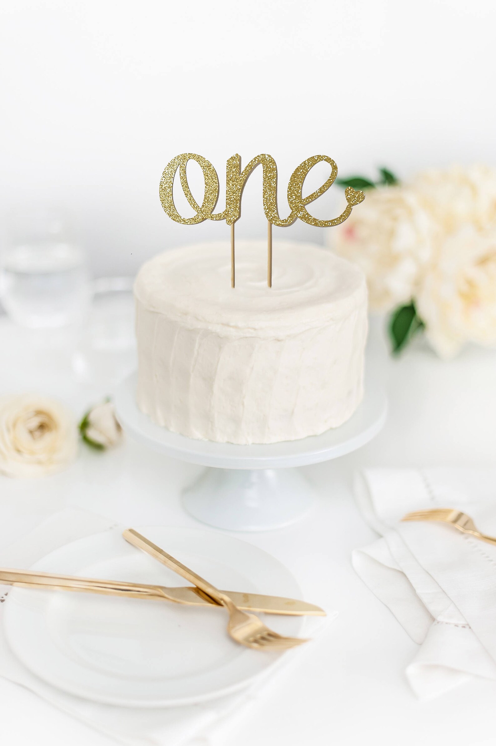 First Birthday Cake Topper Birthday Cake Topper One Cake Etsy