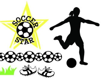 Soccer Vector Art SVG Files (with Commercial License)