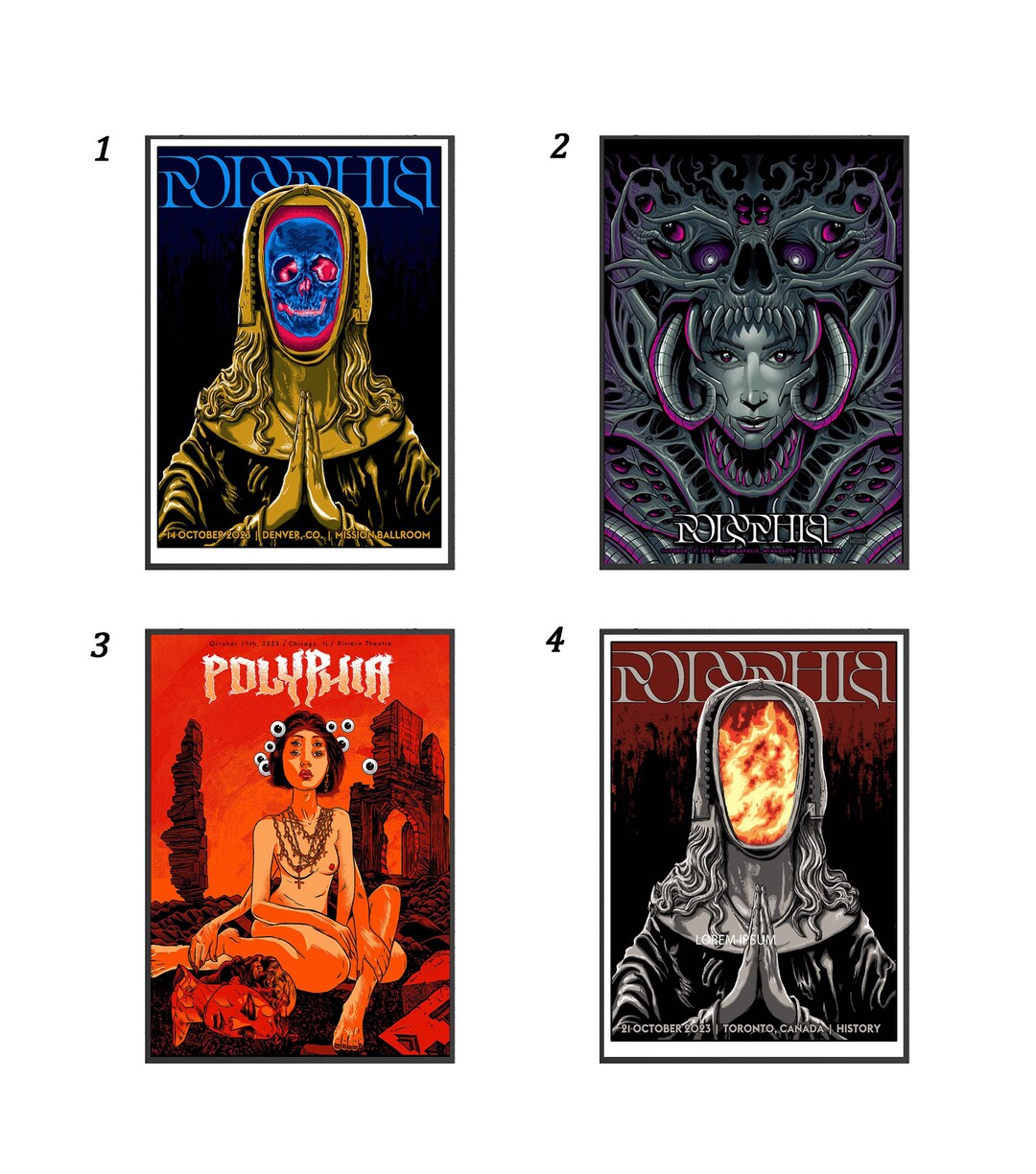 Polyphia October 2023 Posters Custom Poster Home Decor Wall Etsy