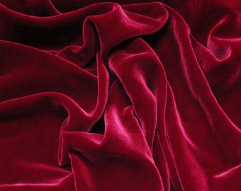 raspberry velvet dress