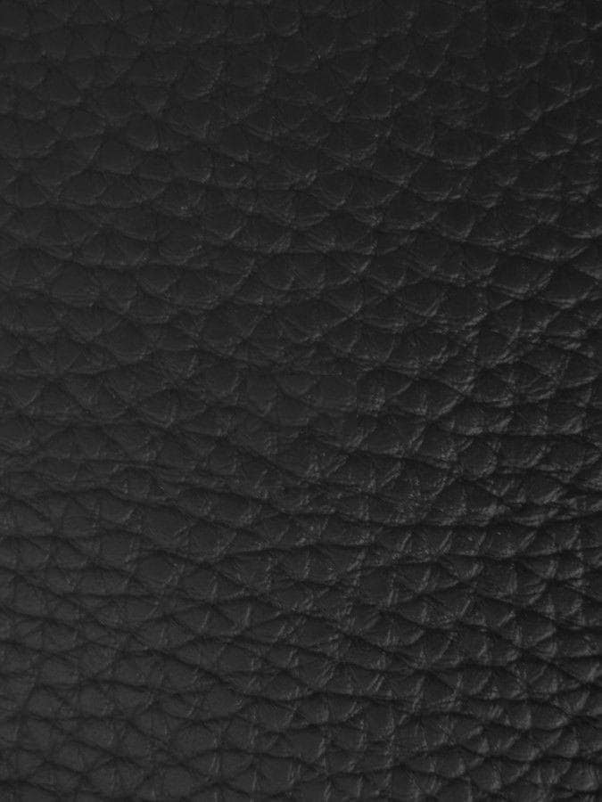 Black Textured PVC Faux Leather Upholstery Vinyl Fabric Sold by the Yard 55  
