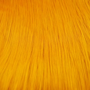 Canary Yellow Long Pile Shaggy Faux Fur Fabric (4&quot; Pile) - Sold By The Yard - 60&quot;