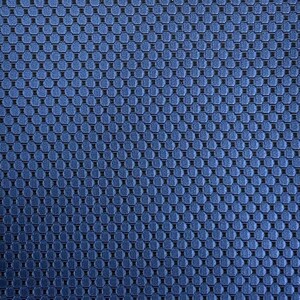 Royal Blue Honeycomb Embossed Marine Upholstery Crafting Vinyl Fabric - Sold By The Yard