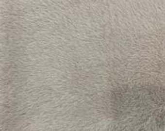Ivory Rabbit Soft Cuddle Faux Fur Fabric - Sold By The Yard - 60"