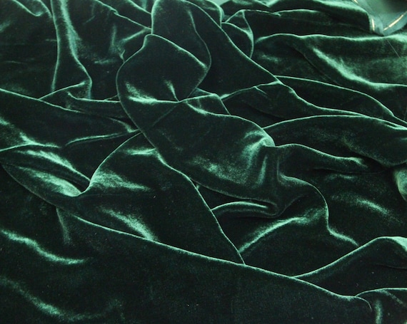 Emerald High Quality Fashion Silk Velvet Upholstery Apparel Fabric-55
