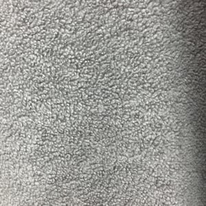 Gray Solid Polar Fleece Anti-Pill Lining Apparel Fabric - Sold By The Yard - 60&quot;