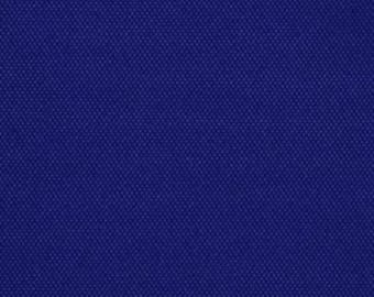 May include: A solid deep blue fabric featuring a consistent, fine-grained, and uniform woven texture. The material displays a dense, repetitive pattern of small, interconnected fibers that create a matte, non-reflective surface appearance.