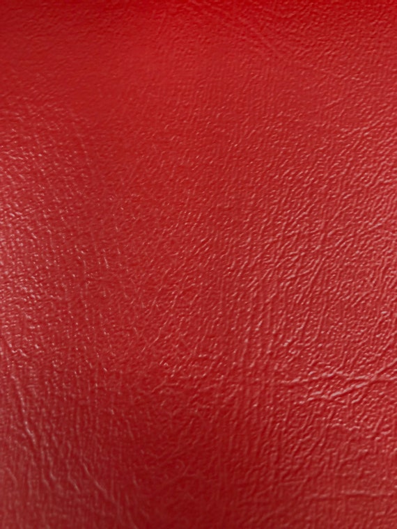 red leather fabric