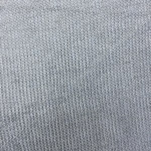 May include: Close-up of a silver mesh fabric with a fine, even weave.