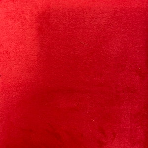 Crimson Red Luxury Stretch Suede Foam Backed Headliner Automotive Upholstery Fabric - Sold By The Yard - 58"