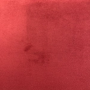 Red Luxury Stretch Suede Foam Backed Headliner Automotive Upholstery Fabric - Sold By The Yard - 58&quot;