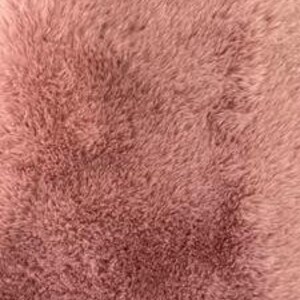 Mauve Pink Rabbit Soft Cuddle Faux Fur Fabric - Sold By The Yard - 60&quot;