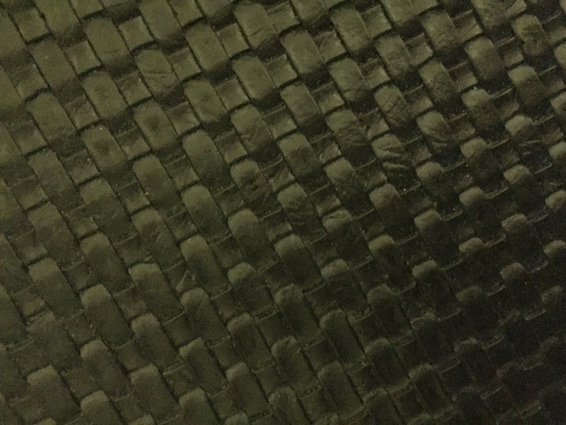 Black Basket Weave Woven Upholstery Vinyl Fabric Sold By The Etsy